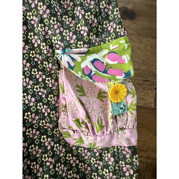 Matilda Jane Vintage House Of Clouds Brown Floral Audrey Ruffles Pants Cotton 6 - Picture 2 of 8